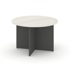 Style Project Стол переговорный кругл. SN-D.SPRG-004 Дуб Наварра/Антрацит 1180*1180*750