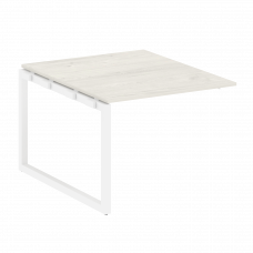 Metal System Quattro Проходной элемент перег. стола на О-образном м/к 50БО.ППРГ-1 Дуб Наварра/Металл