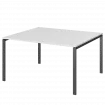 Стол переговорный на металлокаркасе АМП-002.123 Белый/Антрацит 1200x1236x760 Арго-М