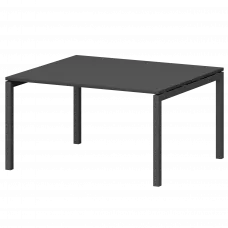 Стол переговорный на металлокаркасе СМСП-П-16.123.Пр50 Графит/Антрацит 1600x1236x750 Смарт