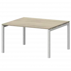 Стол переговорный на металлокаркасе СМСП-П-16.123.Пр50 Кронберг/Белый 1600x1236x750 Смарт