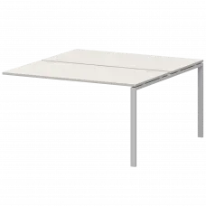 Модуль двойной на 2 рабочих места АМБЭ-004.60 Ясень шимо/Белый 1600x1236x760 Арго-М