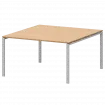 Стол переговорный на металлокаркасе АМП-004.123 Ольха/Белый 1600x1236x760 Арго-М