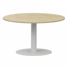 Стол переговорный НТМ-D120 Баттл Рок/Белый 1200x1200x750 Аргентум-МП