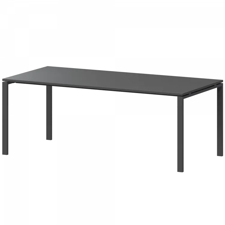 Стол на металлокаркасе для заседаний АМ-0058 Антрацит/Антрацит 1800x850x760 Арго-М