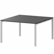 Стол переговорный на металлокаркасе АМП-002.123 Антрацит/Белый 1200x1236x760 Арго-М