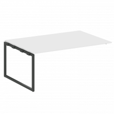 Metal System Quattro Проходной элемент перег. стола на О-образном м/к 40БО.ППРГ-5 Белый/Металл Антра