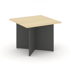 Style Project Стол переговорный квадрат. SN-D.SPRG-003 Акация Лорка/Антрацит 980*980*750