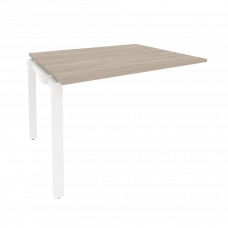 Onix Проходной наборный элемент переговорного стола O.MP-NPRG-2 Дуб Аттик/Металл Белый 1180*980*750