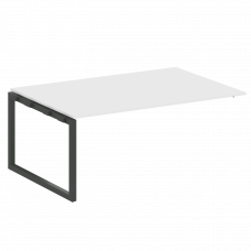 Metal System Quattro Проходной элемент перег. стола на О-образном м/к 50БО.ППРГ-5 Белый/Металл Антра