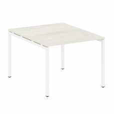 Metal System Quattro Переговорный стол (1 столешница) на П-образном м/к 40БП.ПРГ-1.1 Дуб Наварра/Мет