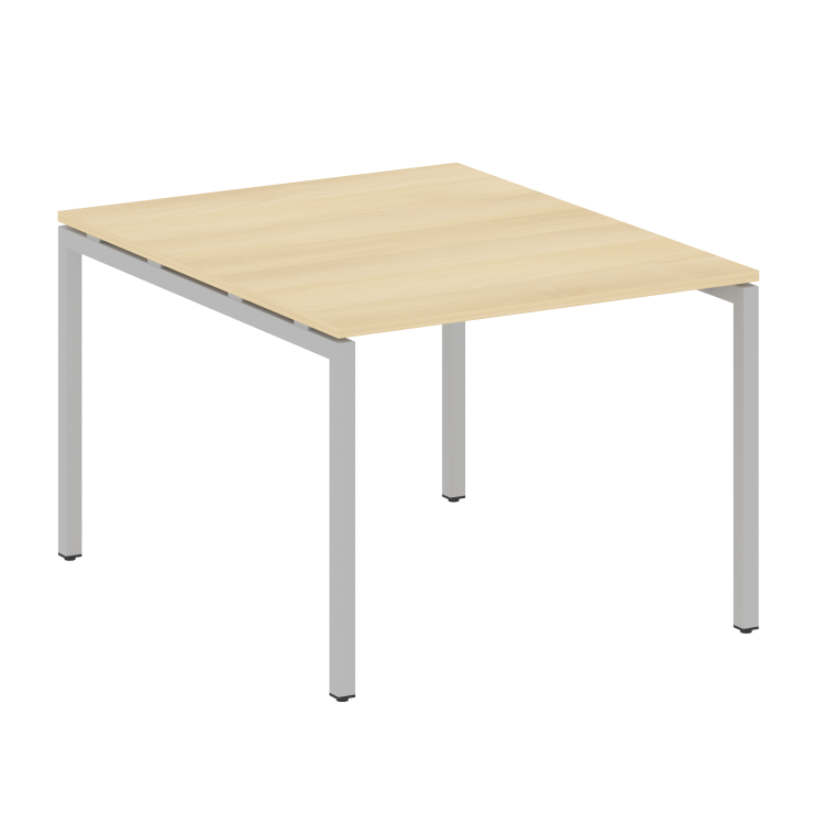 Metal System Quattro Переговорный стол (1 столешница) на П-образном м/к 40БП.ПРГ-1.1 Акация Лорка/Ме