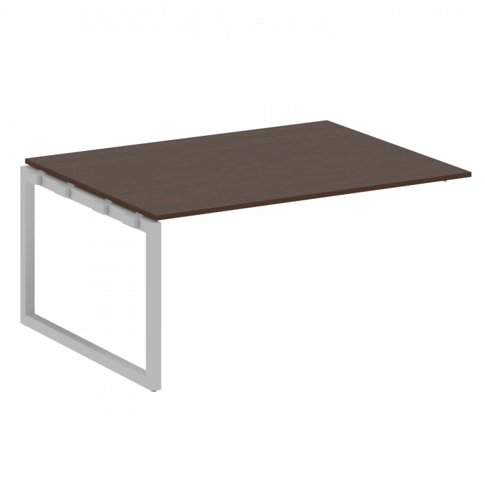 Metal System Quattro Проходной элемент перег. стола на О-образном м/к 50БО.ППРГ-4 Венге Цаво/Металл