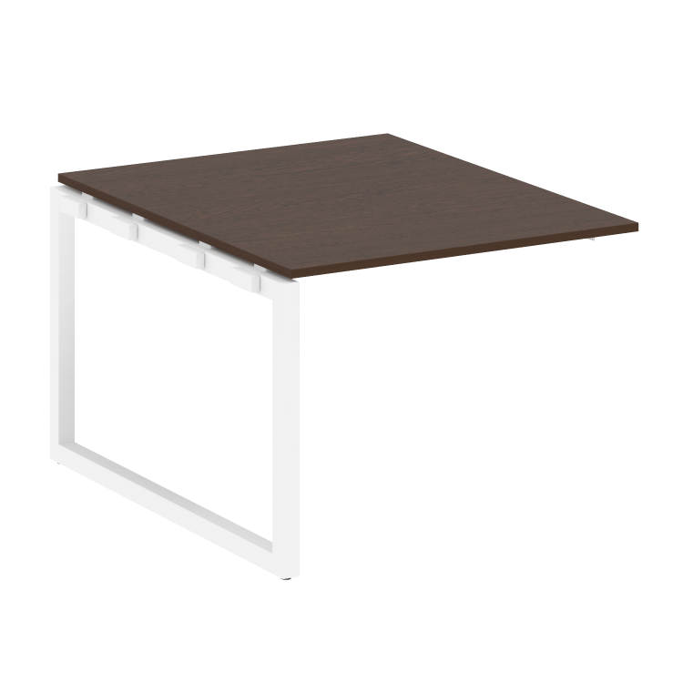 Metal System Quattro Проходной элемент перег. стола на О-образном м/к 50БО.ППРГ-1 Венге Цаво/Металл