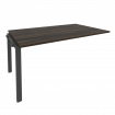 Onix Проходной наборный элемент переговорного стола O.MP-NPRG-4 Дуб Мали/Металл Антрацит 1580*980*75