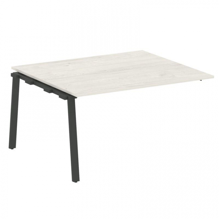 Metal System Проходной элемент перег. стола на А-образном м/к БА.ППРГ-3 Дуб Наварра/Металл Антрацит