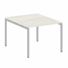 Metal System Quattro Переговорный стол (1 столешница) на П-образном м/к 40БП.ПРГ-1.1 Дуб Наварра/Мет