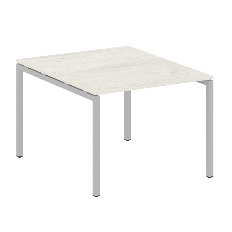 Metal System Quattro Переговорный стол (1 столешница) на П-образном м/к 40БП.ПРГ-1.1 Дуб Наварра/Мет