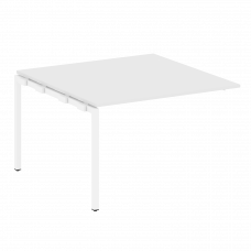 Metal System Quattro Проходной элемент перег. стола на П-образном м/к 40БП.ППРГ-2 Белый/Металл Белый