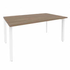 Onix Стол переговорный O.MP-PRG-1.4 Дуб Аризона/Металл Белый 1580*980*750