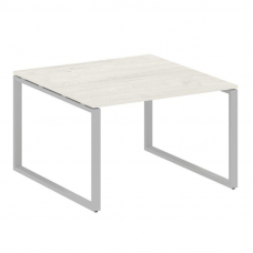 Metal System Переговорный стол (1 столешница) на О-образном м/к БО.ПРГ-1.2 Дуб Наварра/Металл Серый