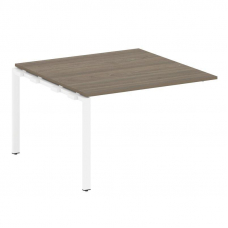 Metal System Проходной элемент перег. стола на П-образном м/к БП.ППРГ-2 Вяз Благородный/Металл Белый