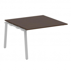 Metal System Проходной элемент перег. стола на А-образном м/к БА.ППРГ-2 Венге Цаво/Металл Серый 1200