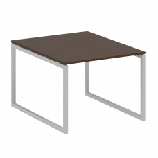 Metal System Quattro Перег. стол (1 столешница) на О-образном м/к 40БО.ПРГ-1.1 Венге Цаво/Металл Сер