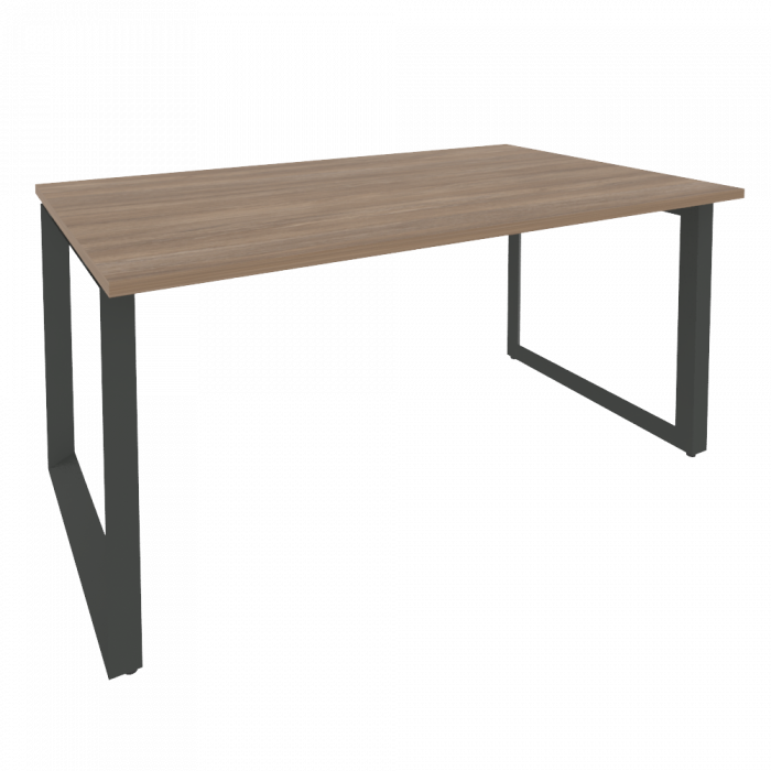 Onix Стол переговорный O.MO-PRG-1.4 Дуб Аризона/Металл Антрацит 1580*980*750