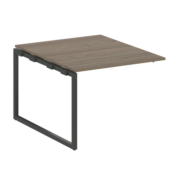 Metal System Quattro Проходной элемент перег. стола на О-образном м/к 40БО.ППРГ-1 Вяз Благородный/Ме