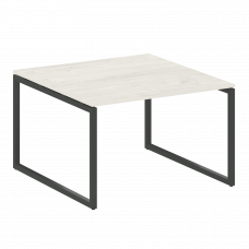 Metal System Quattro Перег. стол (1 столешница) на О-образном м/к 40БО.ПРГ-1.2 Дуб Наварра/Металл Ан