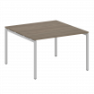 Metal System Quattro Переговорный стол (1 столешница) на П-образном м/к 40БП.ПРГ-1.2 Вяз Благородный