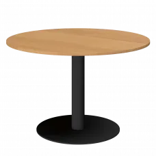 Стол круглый АМ-Д120 Ольха/Антрацит 1200x1200x760 Арго-М