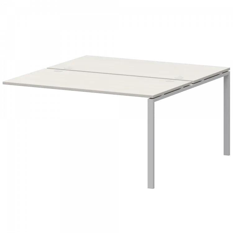 Модуль двойной на 2 рабочих места АМБЭ-005.60 Ясень шимо/Белый 1800x1236x760 Арго-М