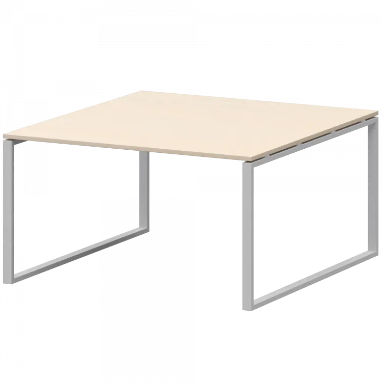 Стол переговорный на металлокаркасе АМП.О-002.123 Бук/Белый 1200x1236x760 Арго-М