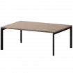 Стол переговорный на металлокаркасе КТМ-20.14.38 Темный шимо 2000x1400x750 Акцент