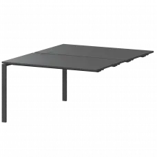 Модуль двойной на 2 рабочих места АМБЭ-002 Антрацит/Антрацит 1200x1496x760 Арго-М