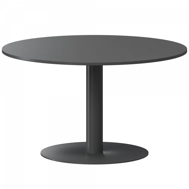 Стол круглый АМ-ДУ120 Антрацит/Антрацит 1200x1200x760 Арго-М