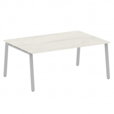 Metal System Переговорный стол (1 столешница) на А-образном м/к БА.ПРГ-1.5 Дуб Наварра/Металл Серый