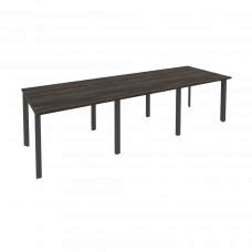 Onix Стол переговорный O.MP-PRG-3.1 Дуб Мали/Металл Антрацит 2940*980*750