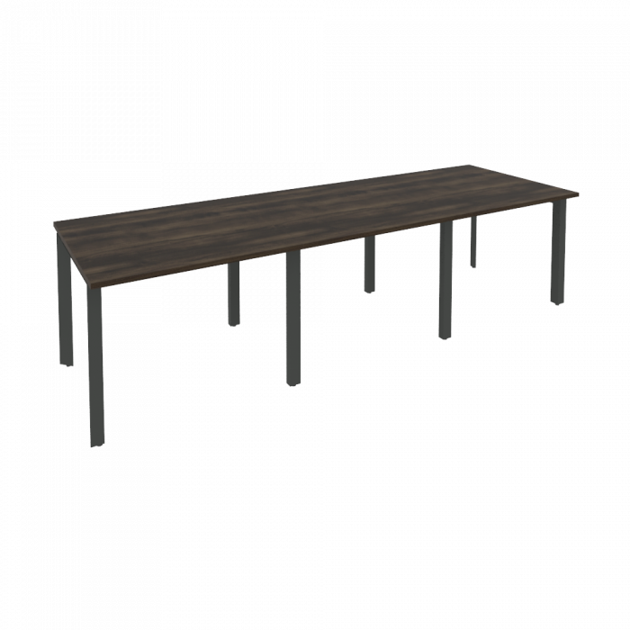 Onix Стол переговорный O.MP-PRG-3.1 Дуб Мали/Металл Антрацит 2940*980*750