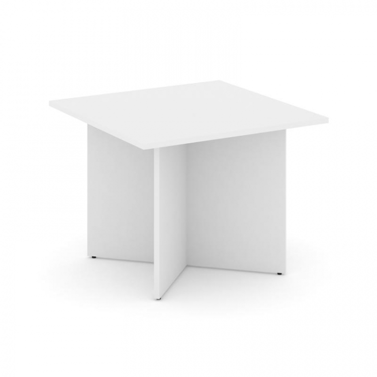 Style Project Стол переговорный квадрат. SN-D.SPRG-003 Белый 980*980*750