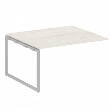 Metal System Quattro Проходной элемент перег. стола на О-образном м/к 40БО.ППРГ-3 Дуб Наварра/Металл