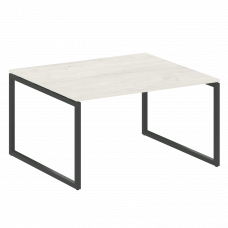 Metal System Quattro Перег. стол (1 столешница) на О-образном м/к 40БО.ПРГ-1.3 Дуб Наварра/Металл Ан