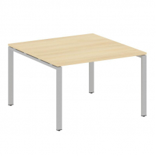 Metal System Переговорный стол (1 столешница) на П-образном м/к БП.ПРГ-1.2 Акация Лорка/Металл Серый