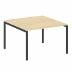Metal System Quattro Переговорный стол (1 столешница) на П-образном м/к 40БП.ПРГ-1.2 Акация Лорка/Ме