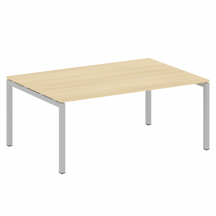 Metal System Quattro Переговорный стол (1 столешница) на П-образном м/к 50БП.ПРГ-1.5 Акация Лорка/Ме