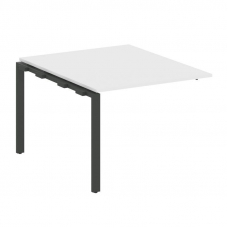 Metal System Проходной элемент перег. стола на П-образном м/к БП.ППРГ-1 Белый/Металл Антрацит 1000*1