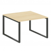 Metal System Переговорный стол (1 столешница) на О-образном м/к БО.ПРГ-1.2 Акация Лорка/Металл Антра