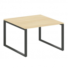 Metal System Переговорный стол (1 столешница) на О-образном м/к БО.ПРГ-1.2 Акация Лорка/Металл Антра